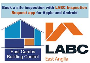 Book a site inspection with LABC Inspections Request App (external link)