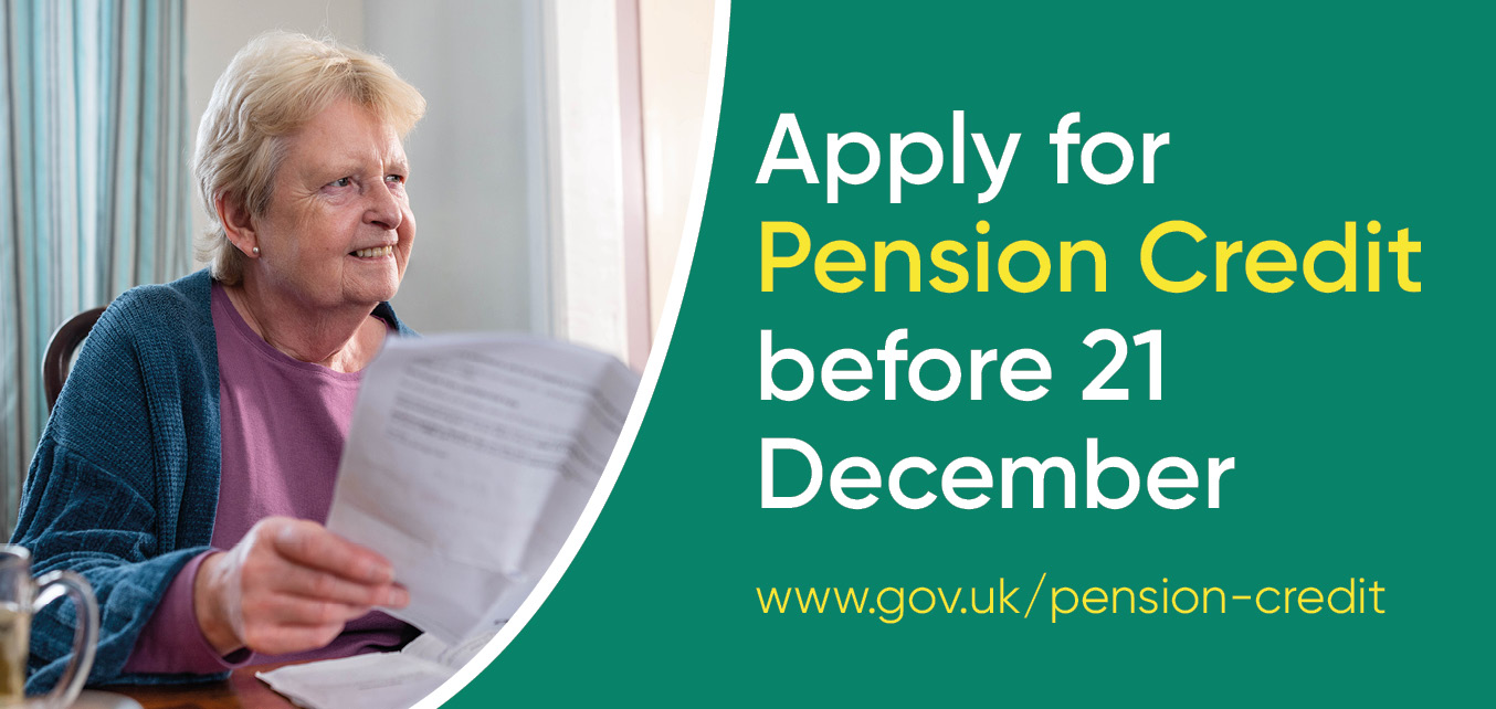 Apply for Pension Credit before 21 December