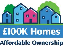 £100k Homes affordable ownership logo