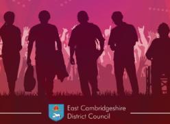 Decorative image, silhouettes of five young people 