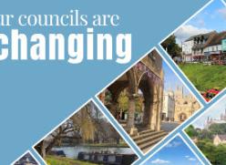 Your councils are changing, images of local district council areas