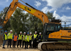 Decorative image, Councillor Anna Bailey and contractors 