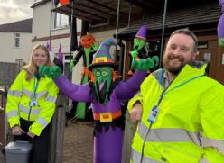 East Cambs took to the road in October to prove there’s nothing scary about the spooktacular new bin service