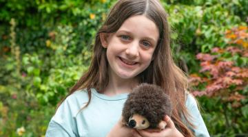 Adara from Littleport, who chose the winning name “Prickles” to give to the hedgehog who will be fronting East Cambridgeshire District Council’s campaign.