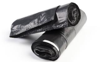 rolls of black sacks