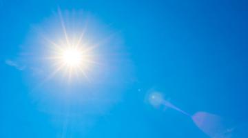 blue sunny sky