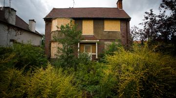 Decorative image - abandoned residential building 