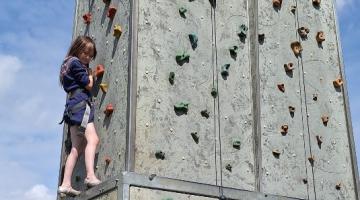 Climbing wall Youth fusion event 
